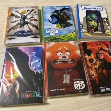 PIXAR 픽사 Happy 복권 H상 엽서 북 6종