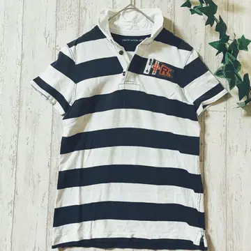 RALPH LAUREN 라거 셔츠 자수 로고 여성용 상의 M