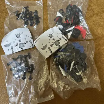 윙맨 가챠 파랑 빨강 가동 피규어 시리즈