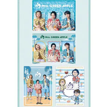 미세스 비주얼 시트 4장 세트