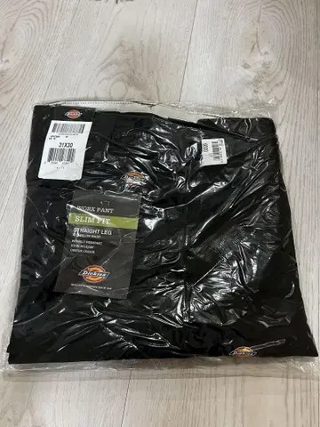 디키즈 Dickies WP873BK 슬림 스트레이트 워크 팬츠