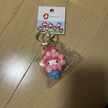 오사카 만국 박람회 얏쿠얏쿠 입체 마스코트 컬러 키링 마이멜로디