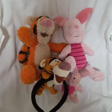 티거와 피글렛 봉제 인형 세트