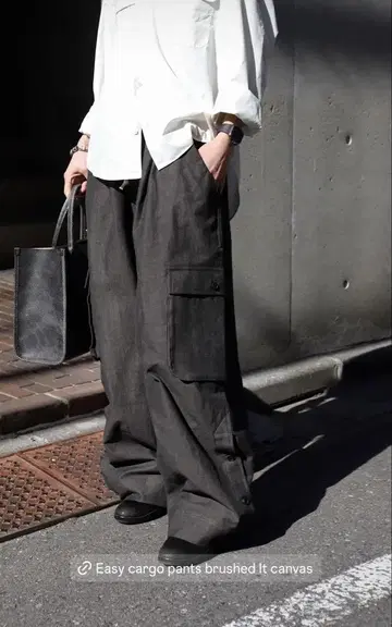 O 프로젝트 이지 카고 팬츠 25SS