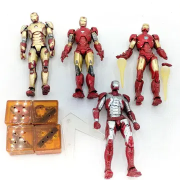 특촬물 리볼텍 아이언맨 IRONMAN 피규어 4종 세트