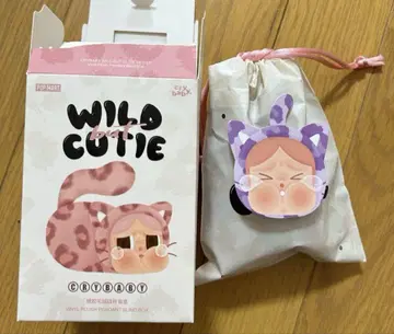 팝 마트 크라이 베이비 고양이 봉제 인형 펜던트 고양이 네온