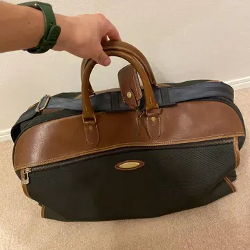 Samsonite 다크 그린 보스턴 백 캔버스