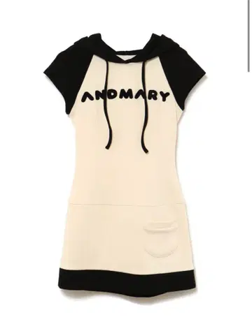 andmary Mary logo mini dress 블랙