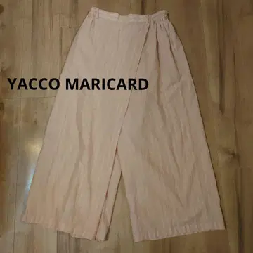 YACCO MARICARD 핑크 가우초 팬츠
