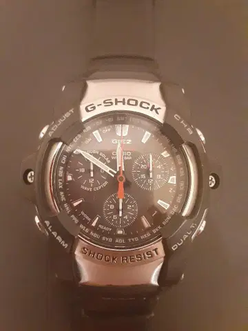 G-SHOCK GIEZ 크로노그래프 블랙 손목시계
