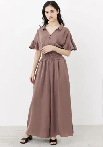 rienda 플레어 SLV 올인원 팬츠 리엔다 팬츠