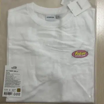 SEVENTEEN S/S T-SHIRT 화이트 L 새상품 FOLLOW