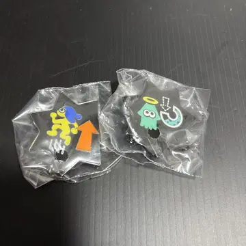 Splatoon3 핀 배지 기어 파워 조각 2개 세트(낱개 판매 가능)