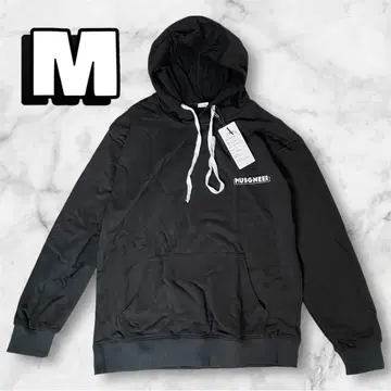 풀오버 후드티 블랙 M MUSGNEER 긴팔 후드티