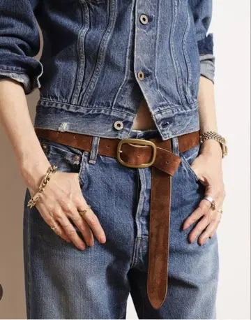 MADISONBLUE 라운드 버클 벨트 브라운 00 XS 35,000엔