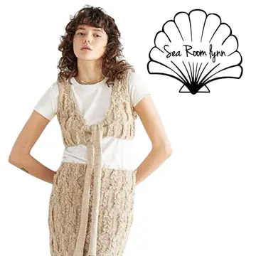 sea room lynn 백 리본 프린지 뷔스티에