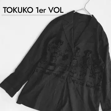 TOKUKO 1er Vol 토쿠코 프리미어 에보 린넨 얇은 소재 자켓