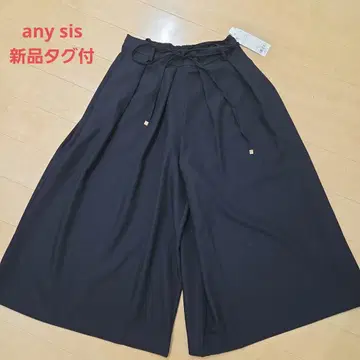 any sis 택 포함 새상품 네이비 계열 가우초 팬츠 온워드 카시야마