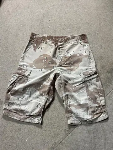 초코 칩 카모 팬츠 90s