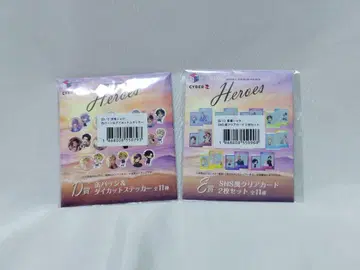 별의 인도 쇼 니지산지 HEROES 우미노이에 캔뱃지 클리어 카드 세트