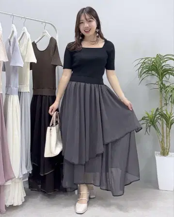 새상품, 택 포함! natural couture 니트 도킹 원피스
