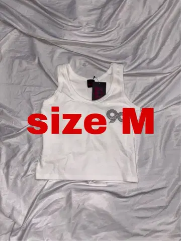 9090 girl OG 로고 글리터 탱크 탑 M