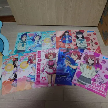 Aqours 러브 라이브 선샤인 클리어 파일 30매 세트