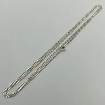 실버 925 키헤이 체인 2면 컷 싱글 70cm 롱 긴