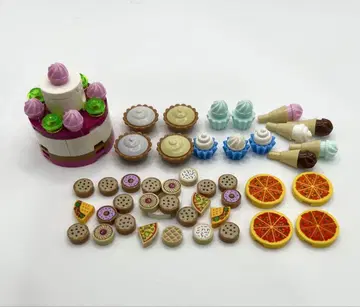 레고 LEGO 정품 음식 피자 케이크 묶음 판매 대량