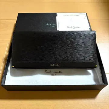 폴스미스 장지갑 새상품 패널 디테일 블랙 완판템