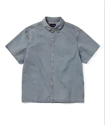 디스이즈네버댓 워시드 데님 S/S 셔츠