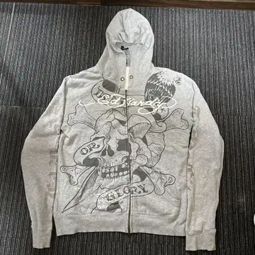 "Ed Hardy" 스컬 디자인 스웨트셔츠