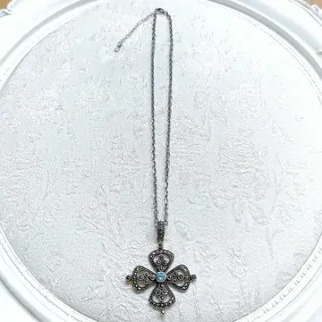 BX15 925 은제 목걸이 빈티지 실버
