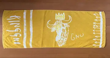 King Gnu 2019 투어 타월 옐로우 컬러 머스타드