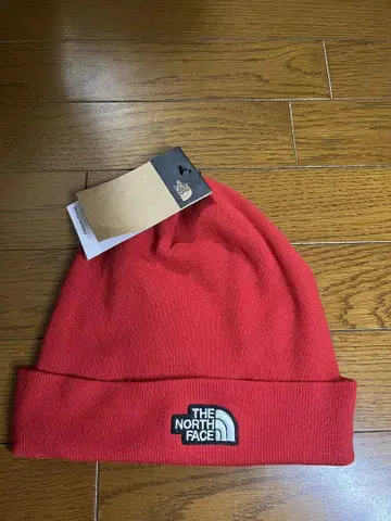 THE NORTH FACE 니트 모자 레드