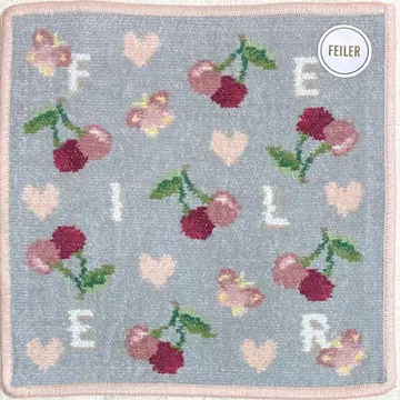 페이러 타월 손수건 Keep Smiling Cherry