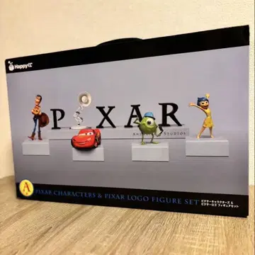 happy 복권 A상 PIXAR 캐릭터 & 로고 피규어 세트 (미개봉)
