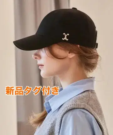 바자르 VA 커브드 스터드 야구 모자 블랙