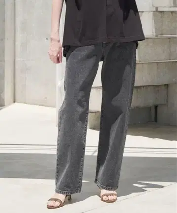 SLOBE IENA LE DENIM 스트레이트 팬츠