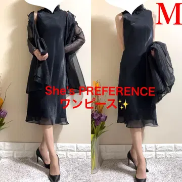 새상품급! She's PREFERENCE 원피스 포멀 드레스 M 블랙
