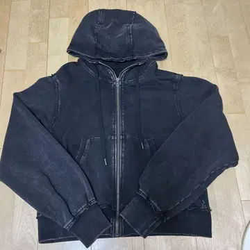 HARE 피그먼트 ZIP 후드티