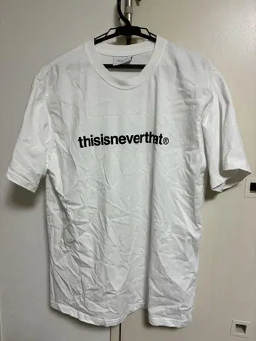 디스이즈네버댓 T-Logo T-Shirt White