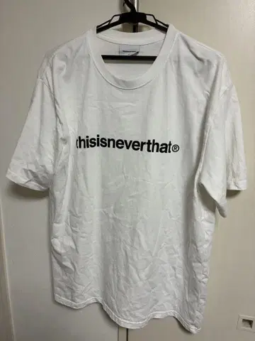 디스이즈네버댓 T-Logo T-Shirt White