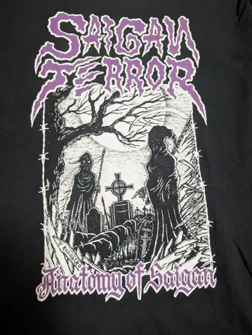 SAIGAN TERROR 티셔츠 2XL 사이즈 USED nyhc