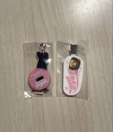 사다 마사히로 미니 아크릴 스탠드 헤어 클립 세트