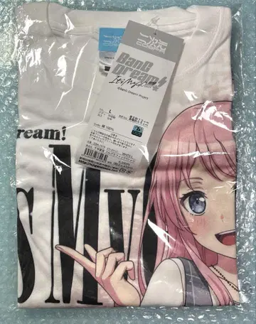 뱅드림 BanG Dream! 치하야 아이네 풀 그래픽 티셔츠 L