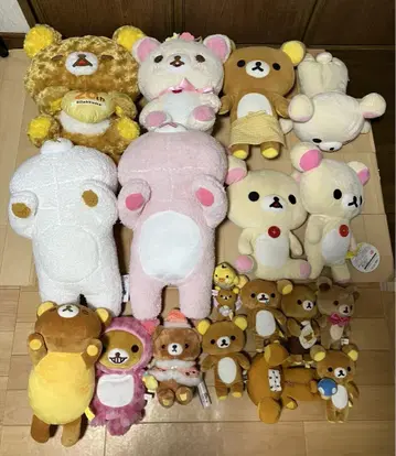 산엑스 리락쿠마 봉제 인형 마스코트 코리락쿠마 묶음 판매
