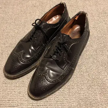윙 팁 가죽 신발 60s 70s 빈티지 27.5cm