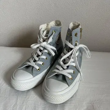 CONVERSE 올스타 하이컷 22 하트 패치 스카이블루
