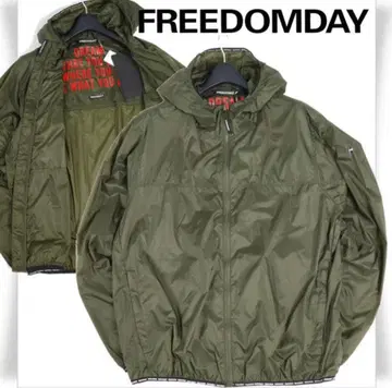 미사용 새상품 FREEDOMDAY 윈드브레이커 XL 마운틴 후드티